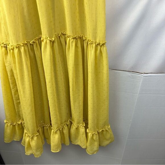 Raga Chartreuse sundress tiered bottom size 2 - Picture 5 of 13